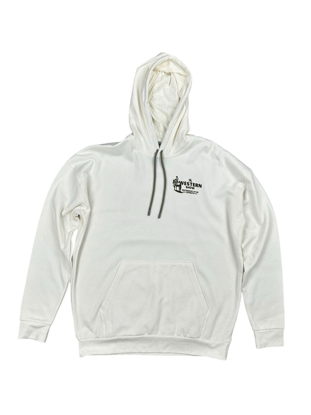 Sendero Provisions The Western Show Hoodie Vintage White — Size Small